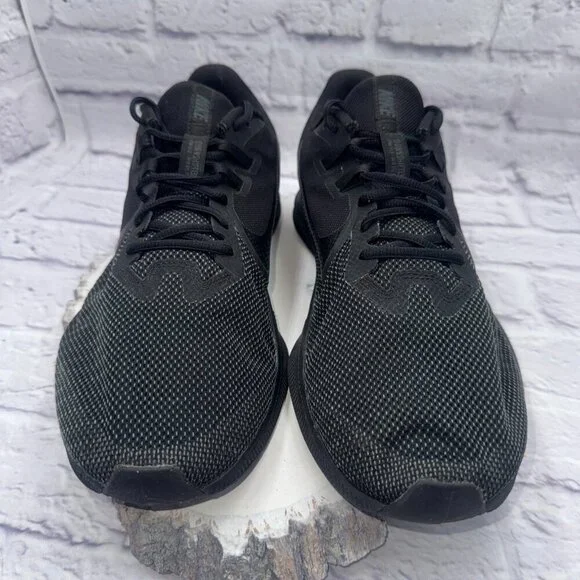 Nike Men's Downshifter 9 Running Shoe All Black Size 13 Sneakers AR4946-002 - Picture 2 of 9